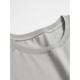 Men's Casual Short Sleeve T-Shirt with Bold 