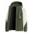 Men's Windproof Hooded Jacket for Spring & Autumn - Lightweight Work Jacket with Zipper Closure, Contrast Color Block Design, Polyester Lining & Pockets - Outdoor Sports, Hiking, Casual Wear