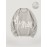 [Winter Streetwear Sweater] Autumn/Winter JNBLDA Men's Streetwear Casual Loose Fit Knit Sweater | Round Neck Long Sleeve Pullover with 'amani' Letter Print, Ribbed Cuffs & Hem