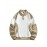 [NASAOVER Long Sleeve Shirt] Men's NASAOVER Colorblock Long Sleeve Shirt - Casual Loose Fit, Two-Tone Black/Beige, Button Detail, Ideal for Spring & Summer Outdoor Activities